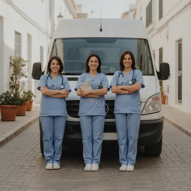 Matrona equipo en Las Aguilas